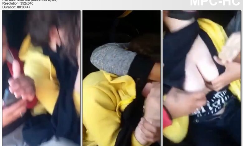 سكس تحرش حقيقي في التوكتوك | شباب بلطجية يزنقوا بنت ويطلعوا بزازها