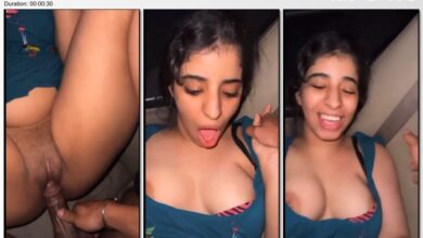 شاب مصري يغري اخت صاحبو في السيارة ويعطيها سكس حسي