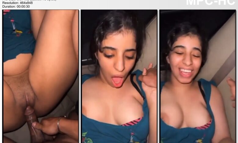 شاب مصري يغري اخت صاحبو في السيارة ويعطيها سكس حسي