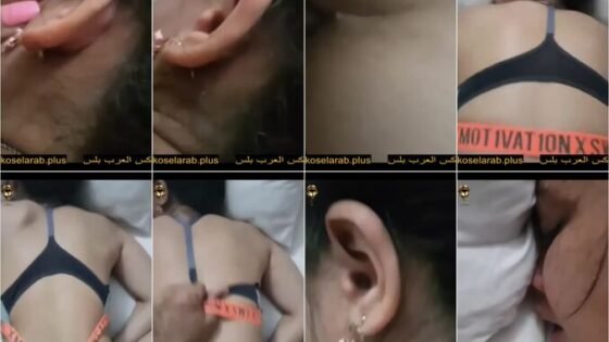 لبوة صاحبة كوافير حريمي الموظف ناكها من ورا وهي لابسة براية سوداء على السرير