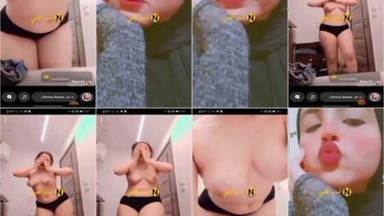 محجبة مصرية جامعية لابسة حجاب وبزازها طالعة بترقص نودز لصاحبها وتبوس الكاميرا